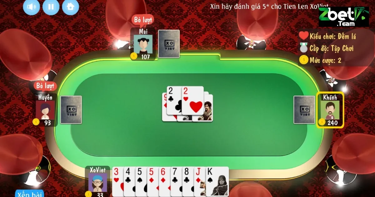 Hướng Dẫn Cách Chơi Tiến Lên Miền Nam Trên Zbet 3 Quy tắc chơi Tiến lên miền Nam